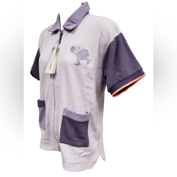 ADIDAS Basketball Hoop York City Shooting Shirt Purple New HE1262 /Women’s - Picture 2 of 8